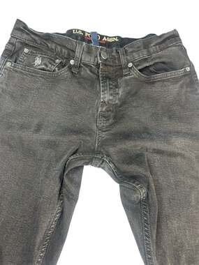 U.S. Polo Assn. Men's Black Activate Stretch Slim Fit Jeans Size 34x32